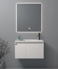 ست کابینت و روشویی آلکا مدل 3070 به همراه آینه بک لایت